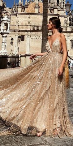 Sparkle Prom Dress, V Neck Prom Dresses, Prom Dresses 2019, Sequin Prom Dress, Top Wedding Dresses