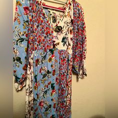 Umgee Size Large Dress Nwot. Make Me An Offer. Blue Floral V-neck Dress For Daywear, Multicolor Floral Patchwork Dress For Daywear, Blue Floral Patchwork Beach Dress, Spring Blue Floral Dress For Brunch, Blue Floral Dress For Spring Brunch, Blue Floral Long Sleeve Flowy Dress, Multicolor Floral Print Daytime Dress, Multicolor Floral Print Dresses For Daytime, Daytime Multicolor Floral Print Dresses