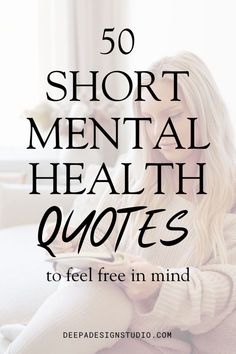 Short Mental Health Quotes to Feel Free in Mind - Self Care Inspirational Quote, Health First Quotes, Health Care Quotes, Health Tricks, Take Care Of Your Mind, Workbook Template, Good Mental Health