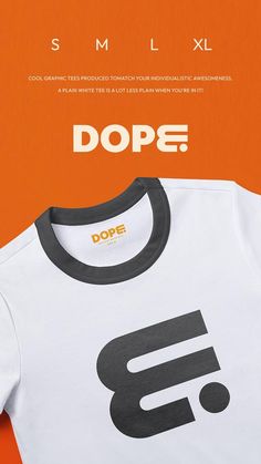 DOPE t-shirt Instagram story template, fashion branding psd | premium image by rawpixel.com / Techi Iphone Wallpaper Plain, T Shirt Brand Logo, Tshirt Branding, Wallpaper Plain, Typography Tshirt Design, Instagram Branding Design, Mens Printed Shirts, Fashion Typography