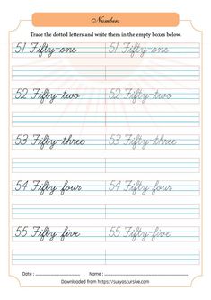 handwriting worksheet with cursive writing in the middle and lowercases