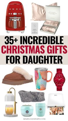 35+ incredible Christmas gifts for daughter on mindfulnessinspo.com Unique Gifts For Daughter, Fun Gifts For Adult Daughter, Best Christmas Gifts For Adult Daughters, Daughter Christmas Gift Ideas, Adult Children Gifts Christmas, Gifts For Adult Children Christmas, Gifts For Daughter In Law Christmas, Adult Kids Christmas Gifts, Gifts For Daughters Boyfriend