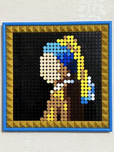 an image of a pixel art made out of legos