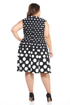 This polka-dot dream in Connie. We adore her fit & flare silhouette, cap sleeves and flattering scaled print! White Bachelorette Party, Graduation Reception, White Dress Women, White Bachelorette, Missy Dresses, Pink Floral Wedding, Flounce Hem Dress, Snake Skin Dress, Cheetah Dress