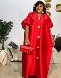 long red ♥️ maxi gown Red Free Size Long Kaftan, Traditional Red Maxi Length Abaya, Red Silk Long Kaftan, Fitted Red Maxi-length Kaftan, Luxury Red Maxi-length Kaftan, African Print Pants