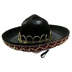 Mexican Themed Sombrero Dog Styled PomPom Hat The Mexican Themed Sombrero Dog Styled PomPom Hat is great for all sorts of occasions'. From our sombrero dog hats collection. The classic hat comes in two colors Black and Red which also includes hanging Pompoms. Perfect for any Mexican party. The sombrero dog hat is great for all dogs with a one size fits all design. Features: High Quality Material, Safe and Lightweight One Size Fits all Design Adjustable, Easy to wear Specifications: Type: Sombrer Mexican Sombrero Hat, Mariachi Band, Red Ball, Pet Dress, Classic Hats, Dog Hat, Dog Apparel, Mexican Style, Pom Pom Hat