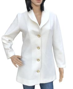 "Vintage Poly Purl By Hedy Knits Of California Women's White Sweater Cardigan Button up w/Long Sleeves and pop up collar Not sure on Size. Measurements are approximate and item is laid flat: 27.5\" shoulder to bottom, 18\" armpit to armpit, 21\" sleeve length from shoulder 100% polyester No flaws noticed" Womens White Sweater, White Sweater Cardigan, Elegant Sophisticated, White Sweater, Vintage Women, White Sweaters, Cardigans For Women, Sweater Outfits, Sweater Cardigan