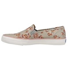 PRICES MAY VARY. Slip-on sneaker Canvas upper: 100% cotton Soft and breathable twill lining Softerra footbed Flexible rubber outsole Care instructions: spot wash, air dry Imported Floral Sneakers, Effortless Outfit, Outfit Maker, On Sneakers, Cool Clothes, Fashion Sneakers, Slip On Sneakers, Keds, Air Dry