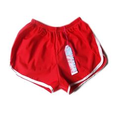 "These FABULOUS Sports shorts are PERFECT for making a statement this Season!  Made from a lightweight Cotton Poplin fabric and finished off with an elasticated waistband and a crisp white trim.  They are available in a variety of colours - Just select your option from the drop down list.  PLEASE NOTE: The colour of the fabric will differ slightly to the colour on your monitor. (I will try to avoid this where I can)  DETAILS: Sports style Casual fit Elasticated waistband Side slits White binding Pom Pom Shorts, Colour Ways, Style Sportif, Running Shorts Women, Cotton Poplin Fabric, Sports Style, Sports Shorts, Cycling Shorts, Pink Flamingo