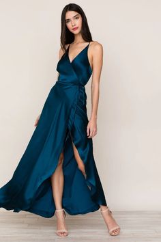 Yumi Kim Silk Satin Dress, Rush Hour, Silk Maxi, Beauty Dress, Outfit Trends, Maxi Robes, Dress Satin, Silk Maxi Dress, Satin Maxi Dress