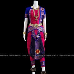 Design by Classical Dance Jewelry® ❥ Traditional Bharatanatyam costume wore during regular dance programs or arrangetram performance. ❥ Material : Art Silk ❥ Type : Traditional pant costume ❥ Easy to wear ❥ layer front fan ❥❥❥❥ 32 inch PANT LENGTH Dress Measurements ( all the measurements approximately 1 -2 margin buffer) Age: 9 - 12 yrs ❥ PANT MEASUREMENTS: ☛ Pant Length: 31-32 inch ☛ Pant Waist: 29-30 inch ☛ Pant Hip: 30-31 ❥ BLOUSE MEASUREMENTS: ☛ Blouse length: 11-12 inch ☛ Blouse Shoulder : Traditional Fitted Dance Sets, Traditional Wear For Dance With Traditional Drape, Traditional Patterned Saree Dance Sets, Traditional Drape Wear For Dance, Anarkali Dance Sets With Draped Style, Traditional Patterned Saree Sets For Dance, Fitted Traditional Wear With Pallu For Dance, Fitted Traditional Wear For Navratri Dance, Fitted Traditional Dance Wear With Drape