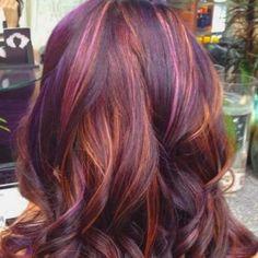 Red Hair With Blonde Highlights, Red Balayage Hair, Highlights For Dark Brown Hair, Red Hair With Highlights, Long Bobs, Red Blonde Hair, Honey Brown Hair, Fancy Hair, Change Hair