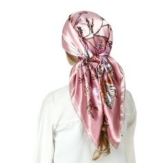 This scarf is suitable for any occasions and seasons, attend a party, family travel, or go to work suitable for you in different occasions to wear. It can be widely used as a headdress, hand band, wrist band, waist band, neckerchief, hijab,beach scarf and even a beautiful accessory tied onto your handbag. Size: One Size.  Color: Multicolor.  Gender: female.  Age Group: adult. Scarf For Hair, Women Sleeping, Hair Wrapping, Sleep Hairstyles, Beach Scarf, Ladies Head Scarf, Silk Scarf Hair, Check Scarf, Satin Scarf