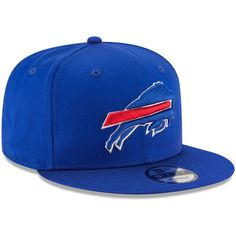 Illustrate your hardcore loyalty by putting on this Buffalo Bills Basic 9FIFTY adjustable snapback hat from New Era. One size fits most Six panels with eyelets Flat bill Structured fit Imported Material: 100% Cotton High Crown Raised embroidery Surface washable Officially licensed Snapback Brand: New Era Adjustable Snapback Hats For Fan Gear, Adjustable Snapback Fan Gear Hats, Adjustable Flat Bill Hat For Game Day, Adjustable Flat Bill Hat For Fan Gear, Adjustable Flat Bill Hats For Fan Gear, Adjustable Flat Bill Trucker Hat For Fan Gear, Game Day Flat Bill Adjustable Hat, Fan Gear Hats With Flat Bill, Adjustable Snapback Trucker Hat For Fans