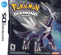 the box art for pokemon diamond version