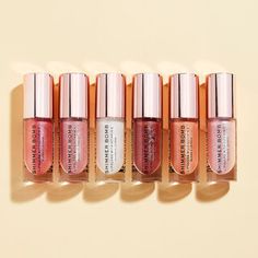 Makeup Revolution Shimmer Bomb Lip Gloss Revolution Lip Gloss, Baby Lips Gloss, Shimmer Lip Gloss, Best Lip Gloss, Natural Glowy Makeup, Brow Pomade, Beauty Kit, Glitter Lips