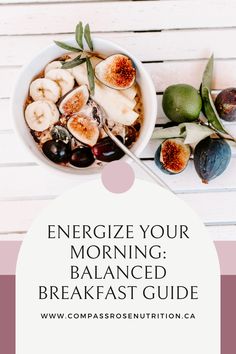 Energize Your Morning: Balanced Breakfast Guide Energizing Breakfast, Quick Smoothies, Balanced Breakfast, Fiber Rich Foods, Breakfast Plate, Quick And Easy Breakfast, Savory Breakfast