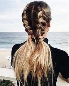 Boat Hair Hairstyles, Boat Hair, Lake Hair Styles, Braids With Shaved Sides, Shaved Side Hairstyles, Dutch Braid Hairstyles, Swimming Hairstyles, French Twist Hair, French Braid Hairstyles