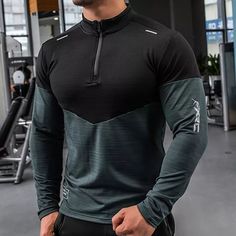 Gym Compression Shirt, Sportswear Men, Mens Gym, Gym Workout Outfits, Compression Shirt, Men Fits, Running Clothes, Mens Sportswear, Athletic Fashion