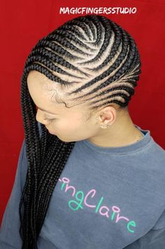 Lemonade Braids: Fantastic Ways To Rock Trendy And Protective Hairstyles ★ Feeder Braids Hairstyles, Bridal Hair Pieces Boho, Latest Hair Braids, Lemonade Braids Hairstyles, Bob Braids Hairstyles, Flat Twist Updo, Lemonade Braids, Braiding Your Own Hair, Natural Hair Short Cuts