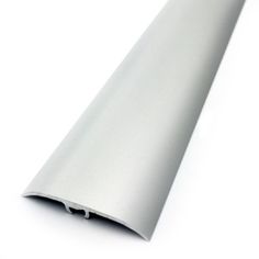 an image of a silver metal tube on a white background