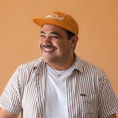 Treat your rad dad to the ultimate accessory - our burnt orange flat brim hat! With high quality ivory embroidery and a stylish design, it's perfect for on-the-go errands and everyday dad life. Don't miss out on this cool, must-have hat for the coolest dad around. Ivory Embroidery, Cocoa Party, Orange Flats, Flat Brim Hat, Bachelorette Gifts, Dad Life, Beauty Sale, Loungewear Sets, Brim Hat