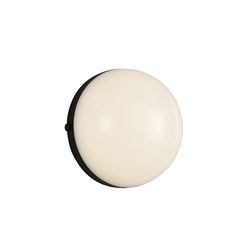 Alora Globo 7" LED Wall/Vanity Black Diffuser, Wall Vanity, Frosted Acrylic, Led Dimmer, Led Flush Mount, Metal Band, Bathroom Vanity Lighting, Flush Mount Ceiling, Flush Mount Ceiling Lights