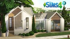 the sims 4 house is shown in this image