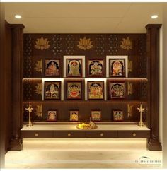 #pooja_room#decor#design #pooja_room_images#modern_pooja_room Indian Altar Puja Room, Pooja Room Ideas In Living Room, Mandir Design Indian, Mandir Cabinet Design, Pooja Mandir Modern Home, Puja Room Design Indian Modern, Pooja Altar, Pooja Corner, Pooja Setup