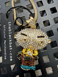 New Family Guy BIG Stewie gold pendant With free 36 inch gold chain. Last one, our warehouse is completely sold out after this..;( Large Gold Pendant, New Family, Last One, Gold Pendant, Pendant Necklaces, Gold Chain, Gold Chains, Favorite Jewelry, Jewelry Necklace Pendant