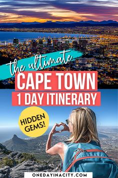 The Ultimate Cape Town 1 Day Itinerary: Hidden Gems! Cape Town At Night, Signal Hill Cape Town, Cape Town Sunset, Cape Town Beach, Sea Point Cape Town, Cape Town Photography