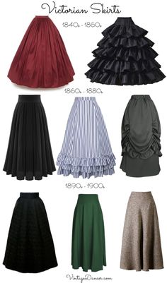 Victorian Skirt Patterns, 1890 Victorian Dress, Victorian Fashion Design, Victorian Dress Style, Easy Victorian Costume, How To Make A Victorian Dress, Dickens Costumes Women, Victorian Era Dresses Gowns, Victorian Historybounding