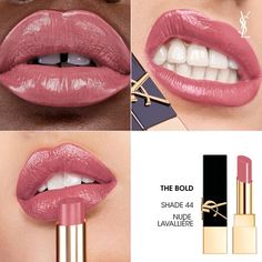 The Bold High Pigment Lipstick – Satin Lipstick – YSL Beauty Grape Oil, Yves Saint Laurent Makeup, High Shine Lip Gloss, Lipstick Shade, Lip Contouring, Ysl Beauty, Satin Lipstick, Lipstick Color, Floral Oil