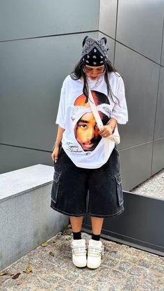 Dope Fashion Outfits, Look Hip Hop, Tomboy Outfit Ideas, Tomboy Stil, Pakaian Hipster, Tomboy Outfit, Baggy Outfit Ideas, Street Style Outfits Casual, Boyish Outfits