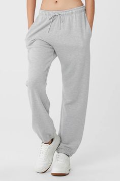 Chill Sweatpant - Athletic Heather Grey | Alo Yoga Sweat Sets, The Choice Is Yours, Grey Sweats, Sweat Set, Grey Sweatpants, Yoga Shop, Back Women, On Repeat, Sweaters Knitwear