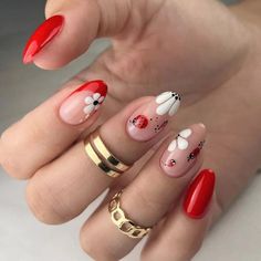 44507205238996 Ladybug Nails, Acrylic Nail Kit, Purple Nail, Her Nails, Red Nail Designs, Diy Nail Art, Fake Nail, Stick On Nails, Artificial Nails