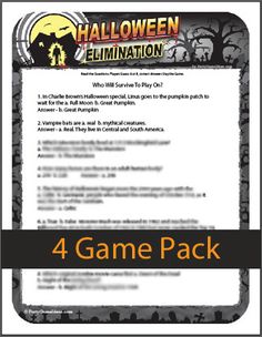 the 4 game pack for halloween illumination