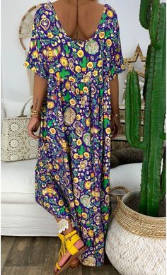 Buy More, SAVE More!

New print loose ruffled long skirt Casual Floral Print Maxi Dress, Casual Printed Tiered Skirt Dress, Casual Maxi Dress With Ruffles, Casual Ruffled Maxi Dress, Casual Long Ruffled Maxi Dress, Gold Plus Size Dresses, Ruffled Long Skirt, Plus Size Bohemian, Boho Style Dresses