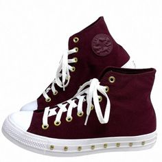 Converse Chuck Taylor High Top Bordeaux Shoes Casual Women Size Sneakers A07906f Brand New With Box No Lid. 100% Authentic! We Could Tell You That It’s The Og Basketball Shoe, Created Over 100 Years Ago. Or That The Design Has Largely Stayed The Same, Because Why Mess With A Good Thing. Or How It Became The Unofficial Sneaker Of All Your Favorite Artists And Musicians, Who Each Made It Their Own. Yeah, We Could Share A Lot Of Stories, But The One That Matters Most Isn’t Oursit’s Yours. It’s How Casual High-top Lace-up Sneakers With Red Sole, Casual High-top Canvas Shoes With Red Sole, Red Casual Custom Sneakers With Studded Outsoles, Sporty Burgundy High-top Sneakers, Casual Ankle-high Sneakers With Red Sole, Casual Custom Sneakers With Red Sole And Round Toe, Red Casual High-top Sneakers With Studded Outsoles, Burgundy Low-top Sneakers With Rubber Sole, Canvas High-top Sneakers With Studded Outsoles