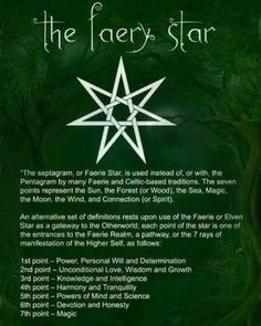 the faerie star is an important symbol for many people to see in their life, and it