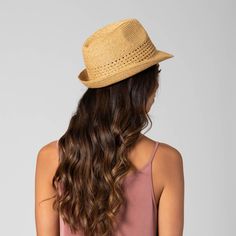 Our ultrabraid fedora features open weave details that will keep your head breathable while also maintaining a natural aesthetic. Perfect for a lunch outing or day in the town, this summer twist on a classic hat is sure to be a wardrobe staple. FEATURES 75% paper, 25% polyester Brim Size: 2" Women's One Size Fedora Women, Womens Fedora, Fall Hats, Classic Hats, Open Weave, Hat Sizes, Hat Fashion, Wardrobe Staples, Fedora