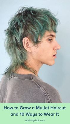 Wolf Cut Men, Wolf Cut Hairstyle, Androgynous Hair, Mens Hairstyles Thick Hair, Wolf Cut, Mullet Hairstyle