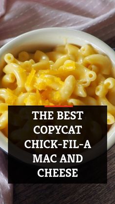 the best copycat chick - fila mac and cheese