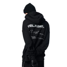 Vendor: Relabel 2022AW CollectionDetails: RELABEL22AW DISRUPTED BACK DOUBLE LAYER CUSHION HIDDEN LOGO PRINT HIGH DENSITY HOODED PULLOVERThis product uses imported Gog heavy black terry sweater fabric, which is loose in shape and has a sense of falling. The theme font behind the product is printed. Through overlapping the sweater fabric and the printed piece, the sweater fabric on the surface is damaged and cut to expose the print below. The high-end versatile design has sense Fabric content：100% Sweater Fabric, Wave Print, Hoodie Print, Logo Print, Double Layer, Black Men, Density, Sense, ? Logo