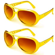 PRICES MAY VARY. 🔥[ELVIS SUNGLASSES]: Viicoor Halloween gold shades sunglasses are one pair of golden party glasses with disco style. Great costume accessories for a 50’s 60’s 70’s style Halloween parties and other festival parties. 🔥[PERFECT SIZE]: Product Dimensions-15*0.03*5CM. Great for parties and costume accessories! Ones size fits all!! For adults and children alike! 🔥[SUPERIOR QUALITYT]: Our sunglasses were made to last! They have metal hands and hinges to ensure their strength. The r Party Aviator Sunglasses With Mirrored Lenses, Retro Plastic Sunglasses For Party, Retro Plastic Sunglasses For Parties, Retro Plastic Festival Sunglasses, Orange Retro Sunglasses For Party, Elvis Glasses, Elvis Sunglasses, Star Sunglasses, Golden Party