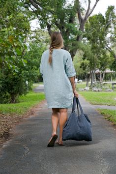 Boho clothing for women - 100% European flax - pre-washed/pre-shrunk - medium weight linen - soft and comfortable - great texture and lovely wrinkles Linen Sleepwear, Linen Slip Dress, Natural Fiber Clothing, Bella Dress, Linen Tunic, Under Dress, Linen Dresses, Linen Dress, Linen Clothes