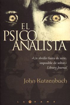 the book cover for el paso analistaa by john katzebach