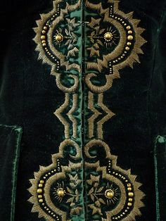 Greta Garbo green velvet Anna Karenina gown embroidery detail | by VPostrel Audrey Hepburn My Fair Lady, Hat Sketch, Grace Kelly Dresses, Dr Doolittle, Ascot Dress, Gown Embroidery, Rex Harrison, To Catch A Thief