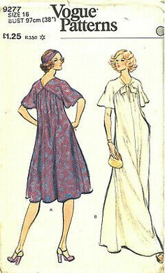 a woman's dress pattern with short sleeves and gathered skirt, from the front