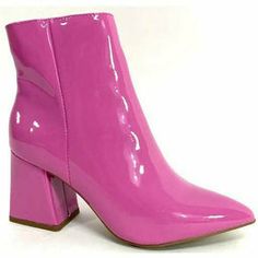 Be Mine Pink Booties - Gabriel Clothing Company Pink Low Heels, Pink Booties, Red Booties, Pink Boots, Red Boots, Wide Boots, Be Mine, Fall Shopping, Pink And Purple